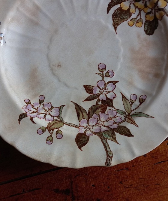 Image 1 of Placa montada sobre un pie, Minton 1890