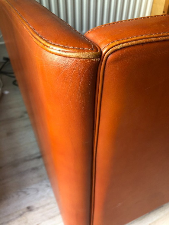 Image 1 of Poltrona Frau Socrates - Hermoso y elegante sofá de diseño italiano en color coñac