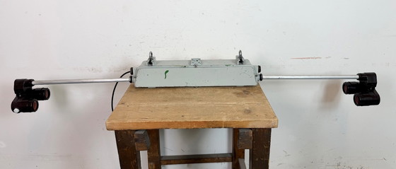 Image 1 of Lampada tubolare grigia industriale di Elektrosvit, anni '70