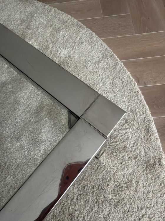 Image 1 of glass/metal coffee table