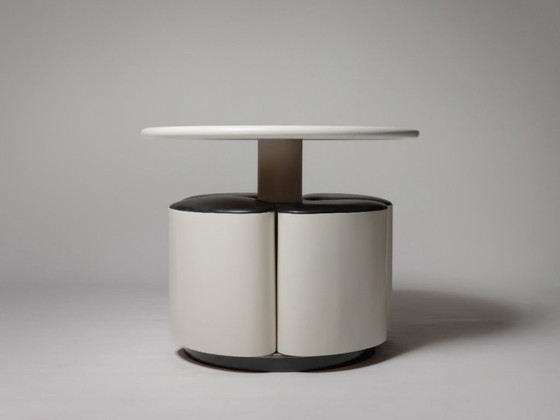 Image 1 of Mesa de comedor de altura regulable de estilo futurista, Italia, años 70.