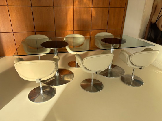 Image 1 of Cuero crema Artifort Tulip