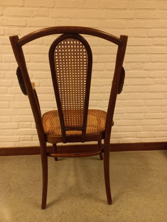 Image 1 of Chaise Thonet avec accoudoirs