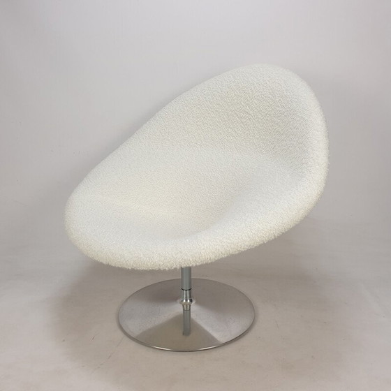 Image 1 of Vintage Globe fauteuil met voetenbankje van Pierre Paulin voor Artifort, jaren 1980