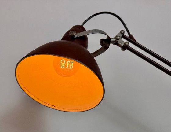 Image 1 of Vintage Brown Architect Table Lamp from Napako, 1950s