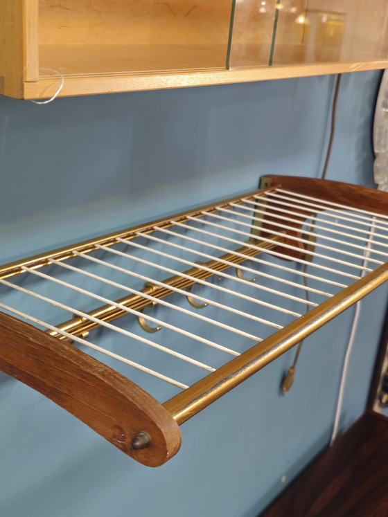 Vintage Teak & Messing Wandkapstok Kapstok – Kapstokken, Wood (photo 8 of 10)