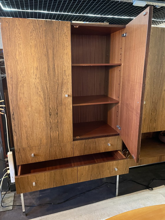 Image 1 of Vintage cabinet/highboard in rosewood in the style of Franz Farke