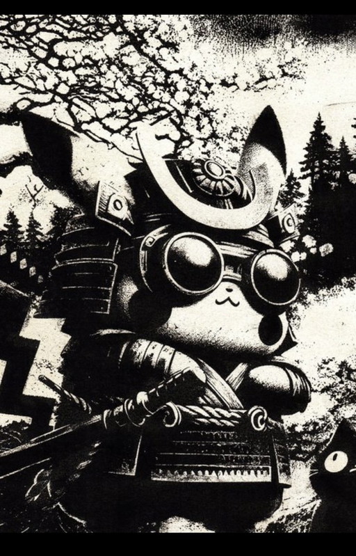 Artwork Pikachu (Pokémon) Pfad des Goldenen Donners