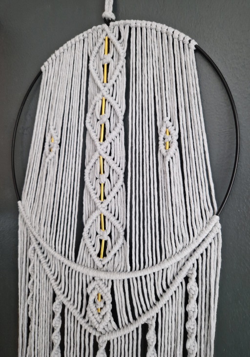 Pendentif mural en macramé xl