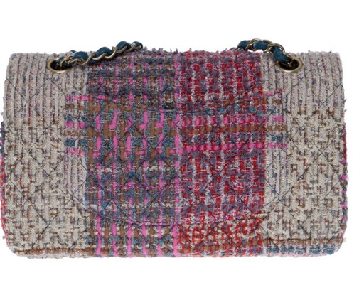 Borsa CHANEL Timeless/Classique in Tweed Multicolor - 101137