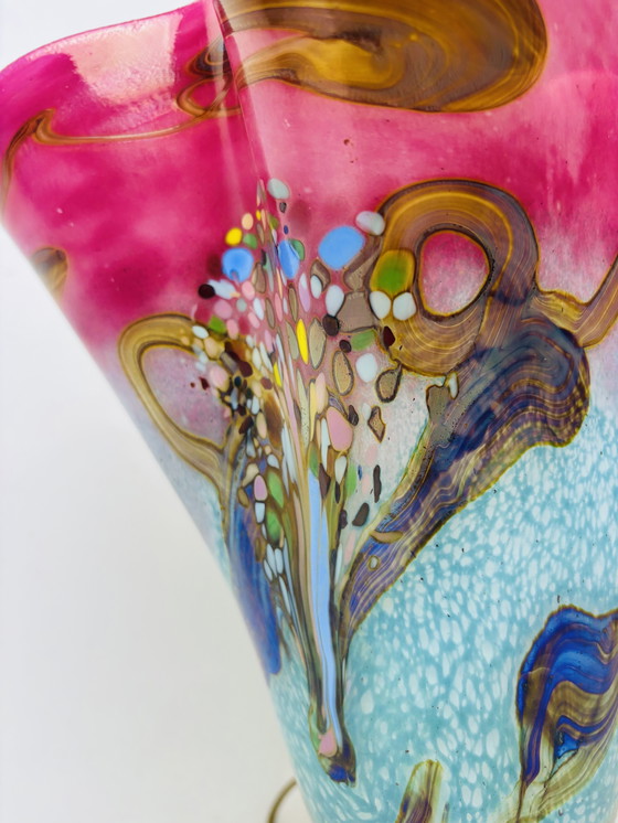Image 1 of Design Murano style blown table lamp
