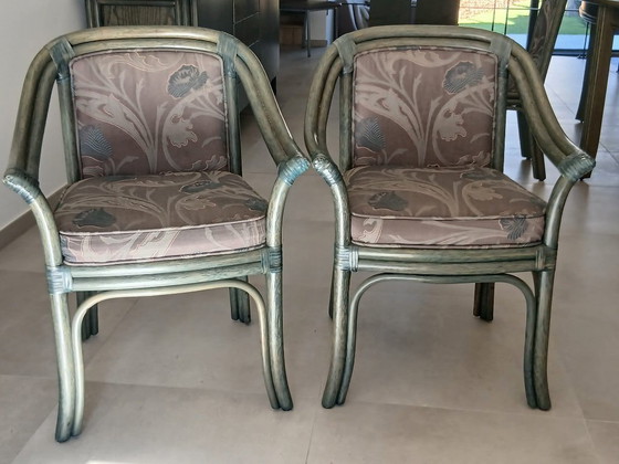 Image 1 of Exclusive and complete high-quality Italian Vintage XL dining set by Italian designer Gasparucci - Italo