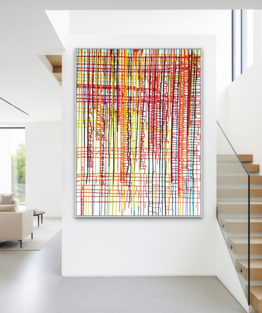 Composizione minimalista XXL – schilderijen tekeningen, Canvas (photo 2 of 14)