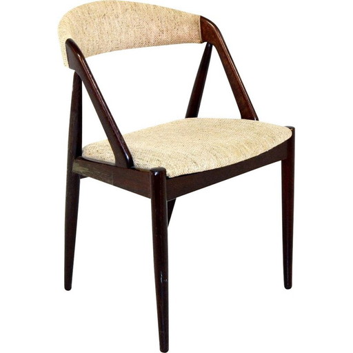 Sedia vintage in teak di Kai Kristiansen per Schou Andersen Møbelfabrik, 1960