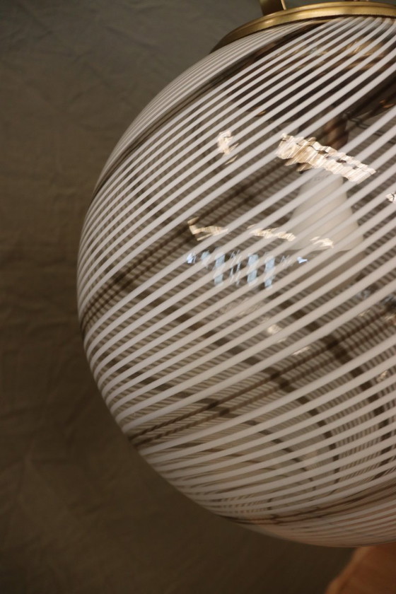 Image 1 of Murano-Glaskugel-Kronleuchter aus den 1970er Jahren