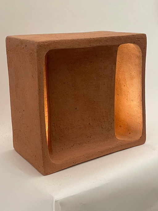 Sculptural lamp "block"
