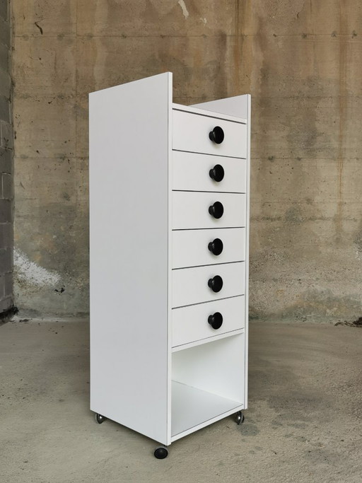 Zeldzaam "Talponia" wit formica ladeblok van Gabetti & Isola voor Olivetti, ARBO – ladekasten, Other (photo 2 of 9)