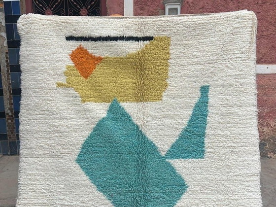 Handgemaakt Berberkleed van natuurlijke wol, 1,5/2,5 m – Alberto Bazzani, Vloerkleden en tapijten, Wool (photo 5 of 7)