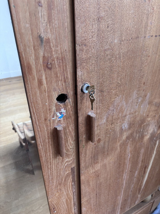 Image 1 of Teakhouten kast opknappen
