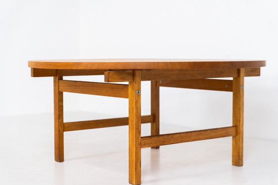 Image 1 of Table basse en chêne par Hans J. Wegner pour PP Møbler (Danemark, années 1960).