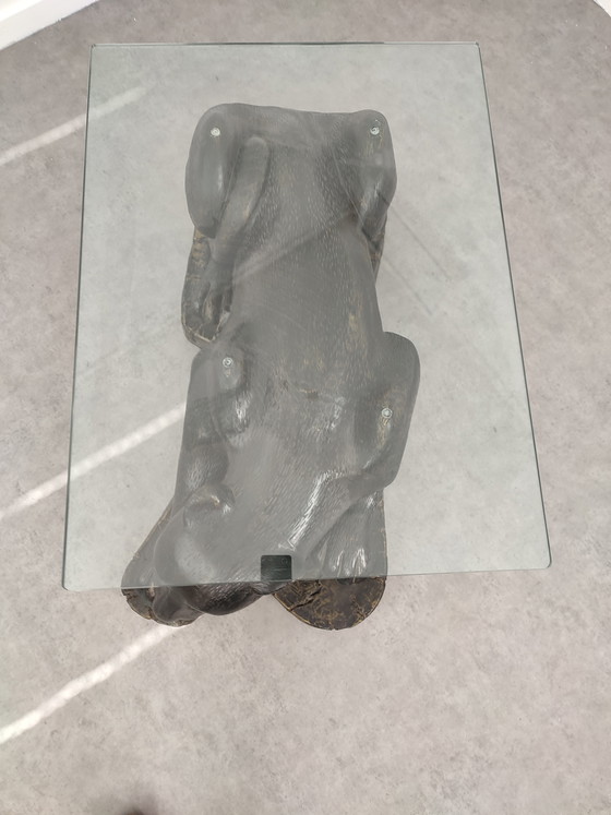 Image 1 of Tavolino da caffè vintage degli anni '80, USA.