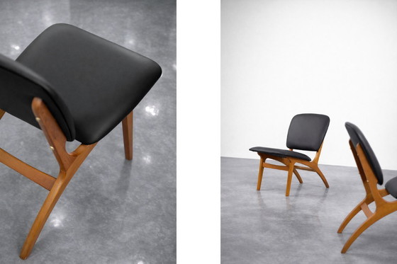 Image 1 of Sedie Jylland vintage Mid-Century moderne di Jio Möbler, Svezia, 1953, set di 2