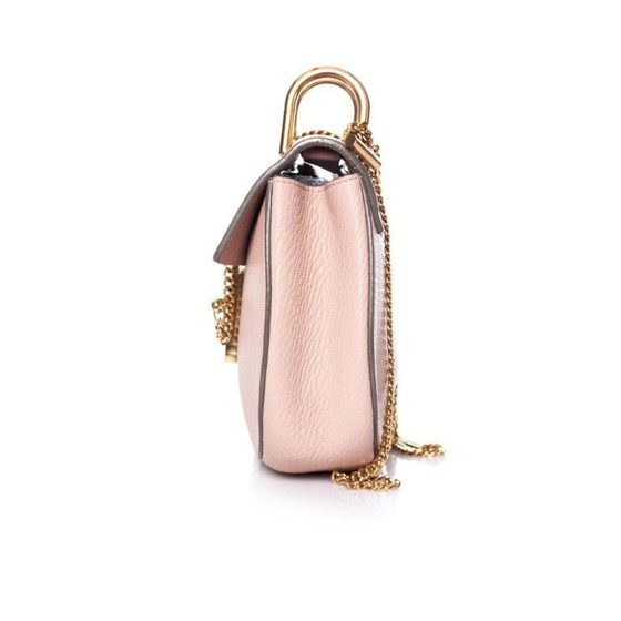 Image 1 of Borsa Chloe modello Drew color rosa cemento.