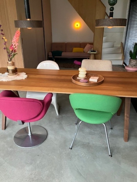 Image 1 of Walnut Dining Table (veneer) Ikea Stockholm