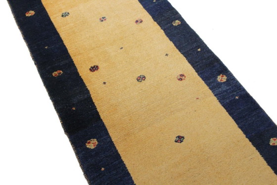 Image 1 of Original Modern Persian Gabbeh Wool Rug 275 x 75 cm Excellent Condition