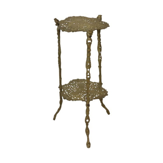 Image 1 of Pflanztisch aus französischem Messing