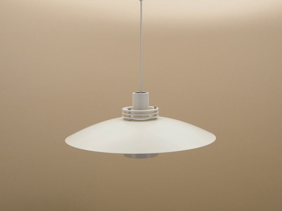 Lampada a sospensione Lyfa con sospensione regolabile, design danese degli anni '70, paralume in metallo (photo 2 of 15)