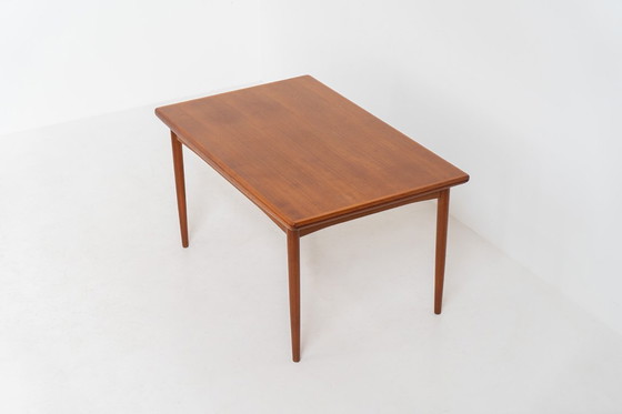 Image 1 of Extendable dining table by Skøvby Møbelfabrik (Denmark, 1960s).