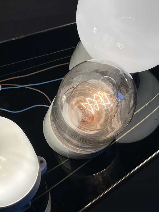 Image 1 of 4 lampade in ceramica di metà secolo