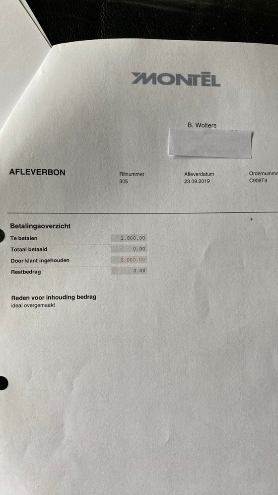 Image 1 of Amplio sofá de 3 plazas Montel Tosca MP (191 cm de ancho)
