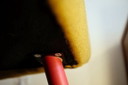Leolux Pode Dr'op Dreisitzer-Sofa + Hocker, Gelb