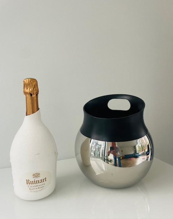 Image 1 of Enfriador de champán de diseño BergHOFF Zeno Line de acero inoxidable