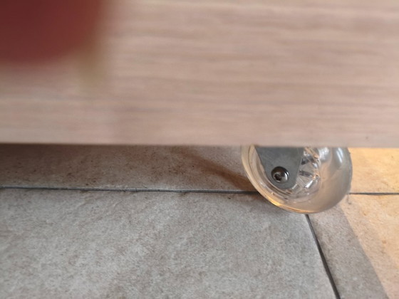 Image 1 of Moderne design opbergkast van hout en glas – 120 cm – In perfecte staat