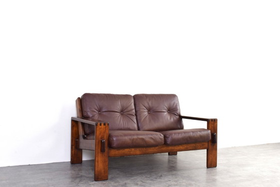 Brutalist Bonanza Sofa by Esko Pajamies for Asko, 1960s. – 2 seaters, Wood (photo 9 of 16)