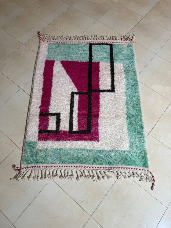 Image 1 of Traditioneel Berberkleed met kleurrijke patronen, 150/250 cm