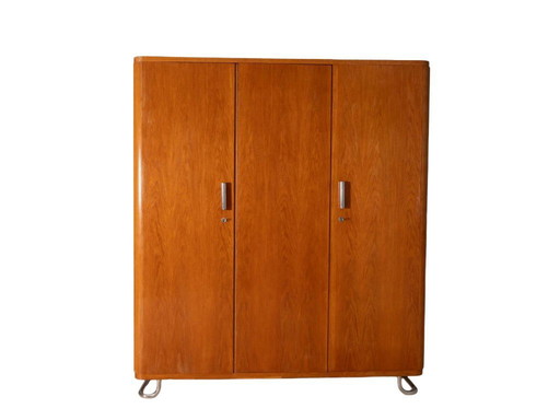 Wardrobe Cabinet, Vichr & spol., 1930s, Czechoslovakia