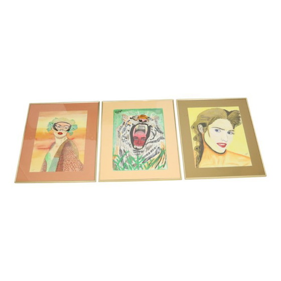 Image 1 of Vintage Framed Paintings