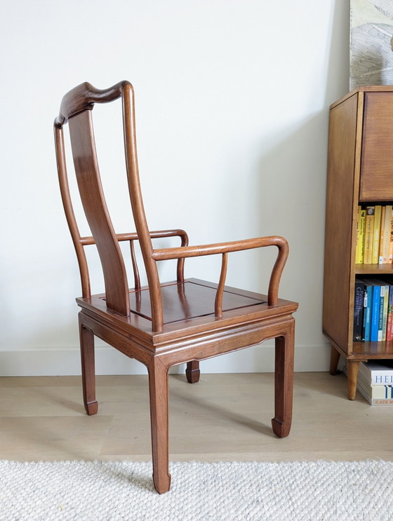 2x Chinesische Ming Orientalische Massivholzstühle Palisander – Sessel, Wood (photo 6 of 8)