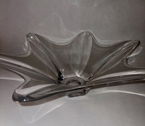 Zeesterschaal ‘50s loodkristal Baccarat ‘star bowl’