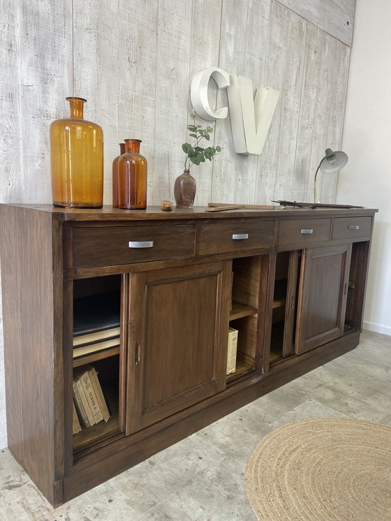 Image 1 of Old pharmacy cabinet