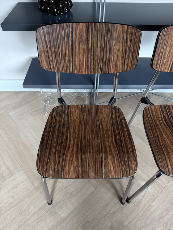 Image 1 of 3 Formica retro chairs (+1 free)