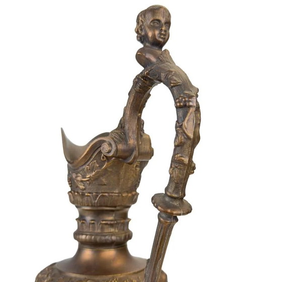 Brocca in Bronzo Bacco con Putti, Stile XIX Secolo – Classica Brocca Ornamentale Europea (photo 10 of 13)