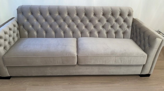 Luxury Urban Sofa - As Good As New!! – 3-5 seaters, Velvet (photo 3 of 5)