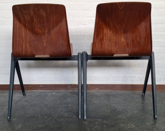 2x Plywood Stoelen Van Thur Op Seat – Thur-Op-Seat, Eetkamerstoelen, Metal (photo 5 of 7)