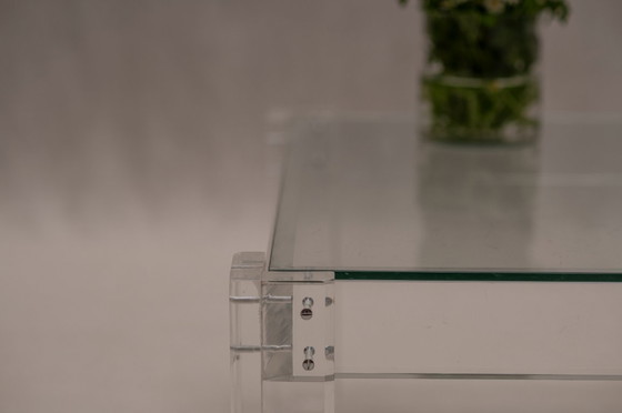 Image 1 of Minimalist Plexiglass Coffee Table, 1970s