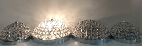 Image 1 of Retro transparent halogen ceiling light (smaller version).